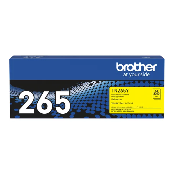 Brother兄弟牌 TN-265Y 原廠黃色碳粉匣